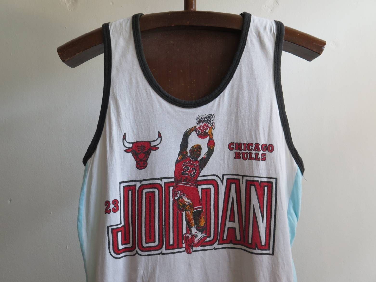 JT Basketball Retro Tank Top - White/Black