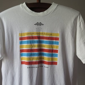 vintage computer tshirt vintage software tshirt technology computer language nu mega technologies 90s graphic tee single stitch