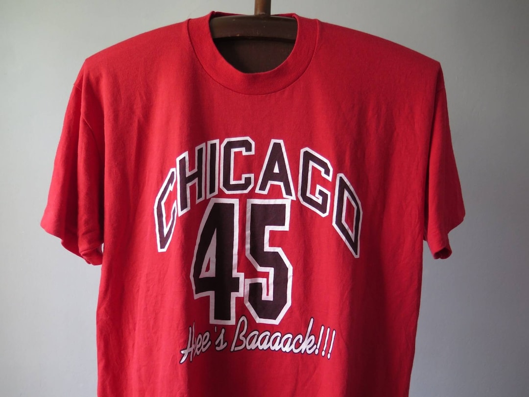希少❗️1990年代デッドストック シカゴ・ブルズ Tシャツ 45番 Mサイズ