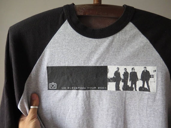 00s USA製 U2 オフィシャル 2001 半袖 オールド バンド バンT Vintage U2 T Shirt U2 Elevation Tour T Shirt 2001 Black and