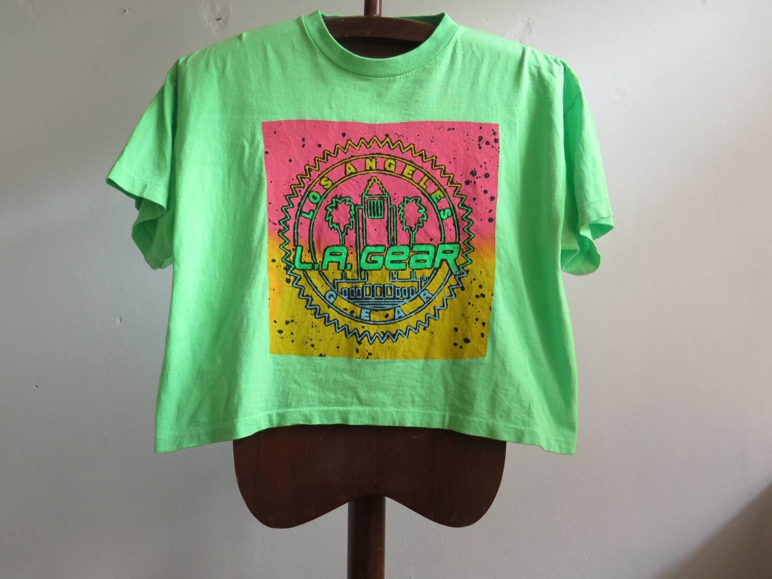 Vintage L.A. Gear T Shirt LA Gear Body Wear Los Angeles Neon T - Etsy