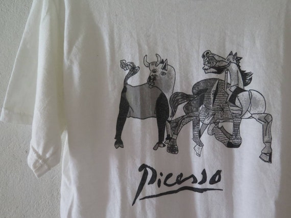 vintage picasso tshirt vintage art tshirt vintage