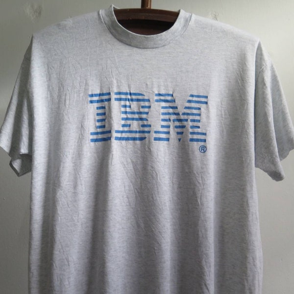 Vintage IBM T Shirt Vintage Computer T Shirt Software Microsoft Tee Promo Conneting Point Computer Canter 90s Technology Tee Single Stitch