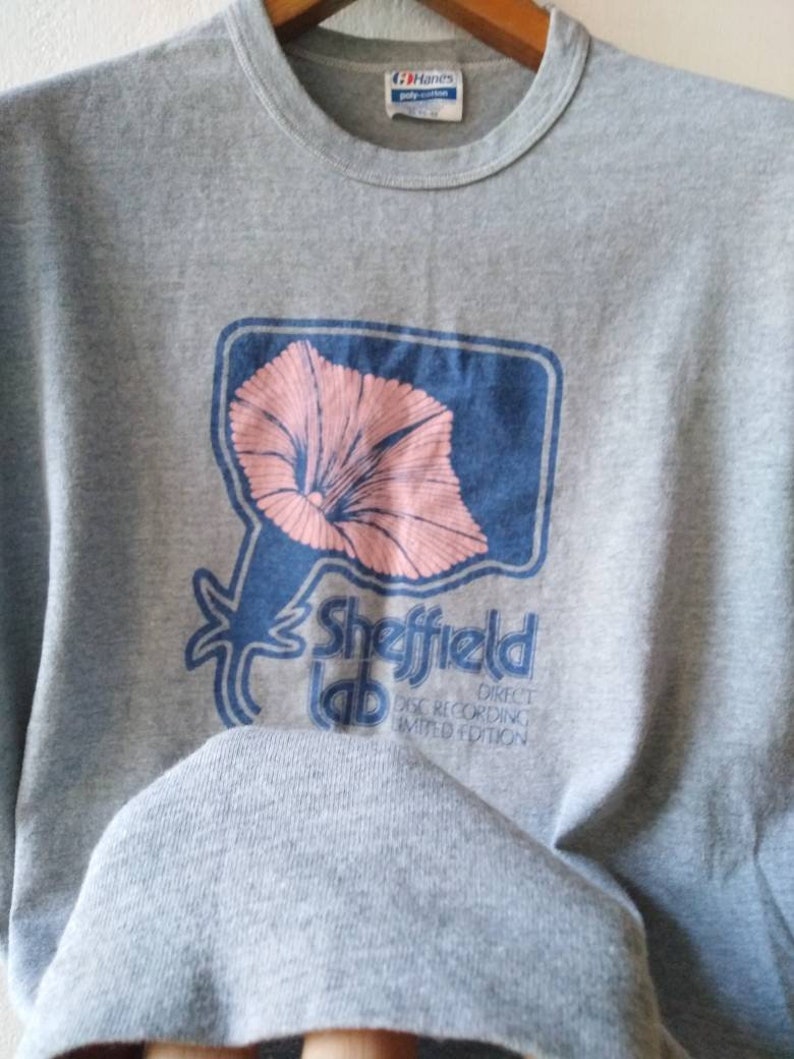Sheffield Lab Vintage Tshirt audiophile direct disc vinyl records records Moscow session James newton howrrd
