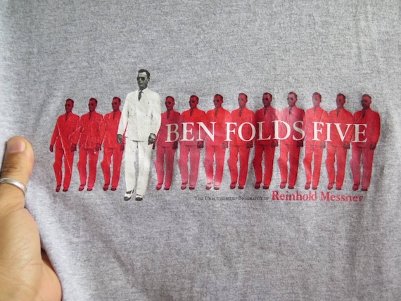 Vintage Ben Folds Five T-Shirt: 1999 Reinhold Messner Promo Tee