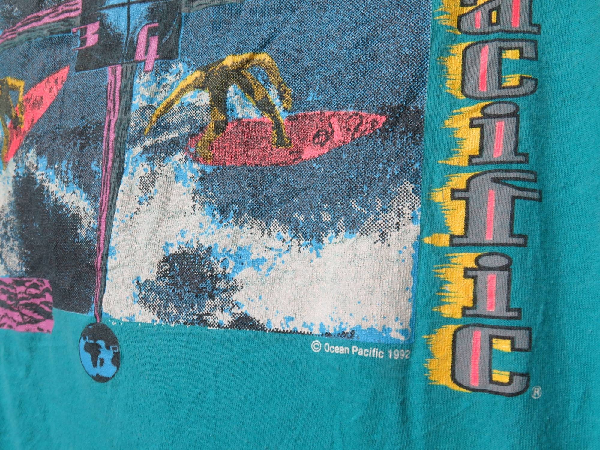 Vintage Ocean Pacific Tshirt Vintage Op Surf Tshirt Vintage 