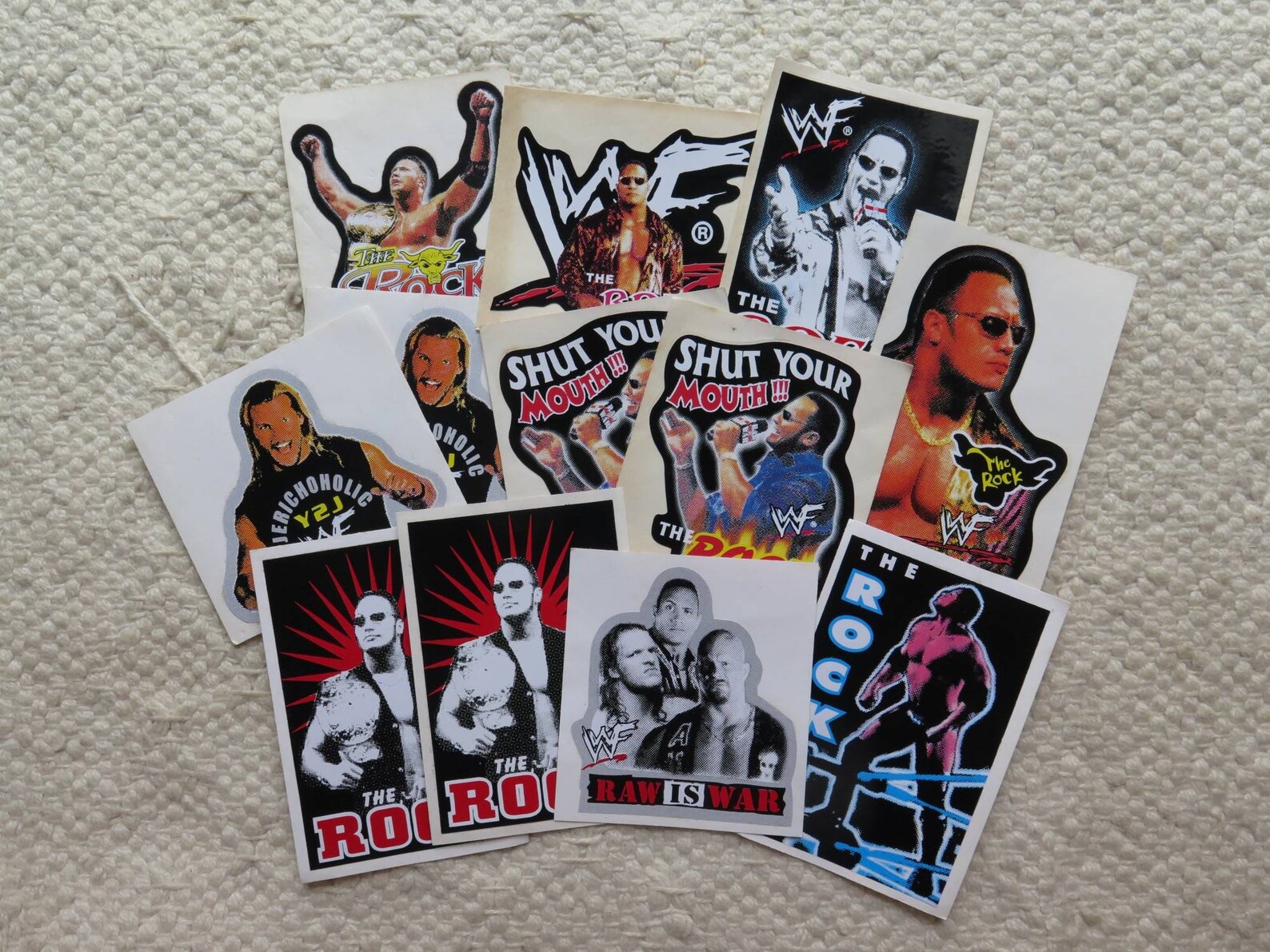 Vintage wwe stickers wwe wrestling stickers wwc stickers the Etsy