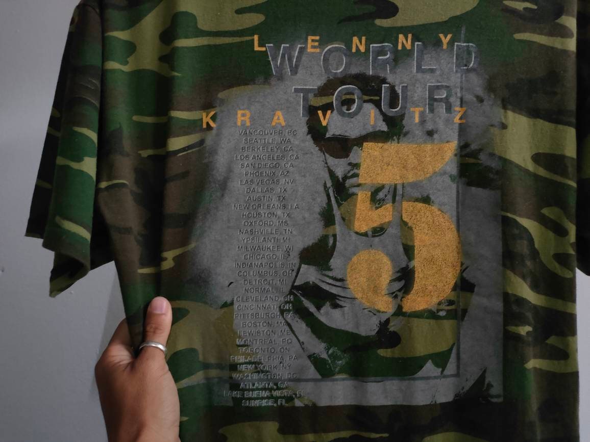 Vintage Lenny Kravitz T Shirt 1998 Lenny Kravitz World Tour