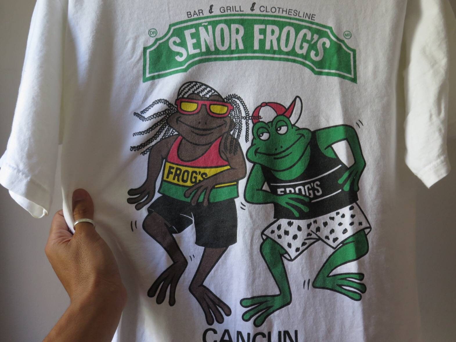 Vintage Senor Frog T Shirt Senor Frog Reggae tee 90s Reggae
