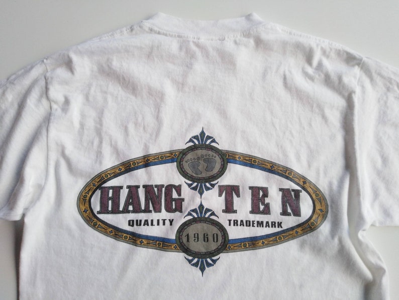 Vintage hang ten tshirt vintage surf tshirt vintage surfing | Etsy
