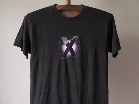 Apple Mac computer IT iOS X Leopard vintage tee t… - image 2