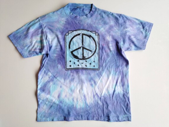 vintage peace tshirt hippie tshirt vintage tie dy… - image 10