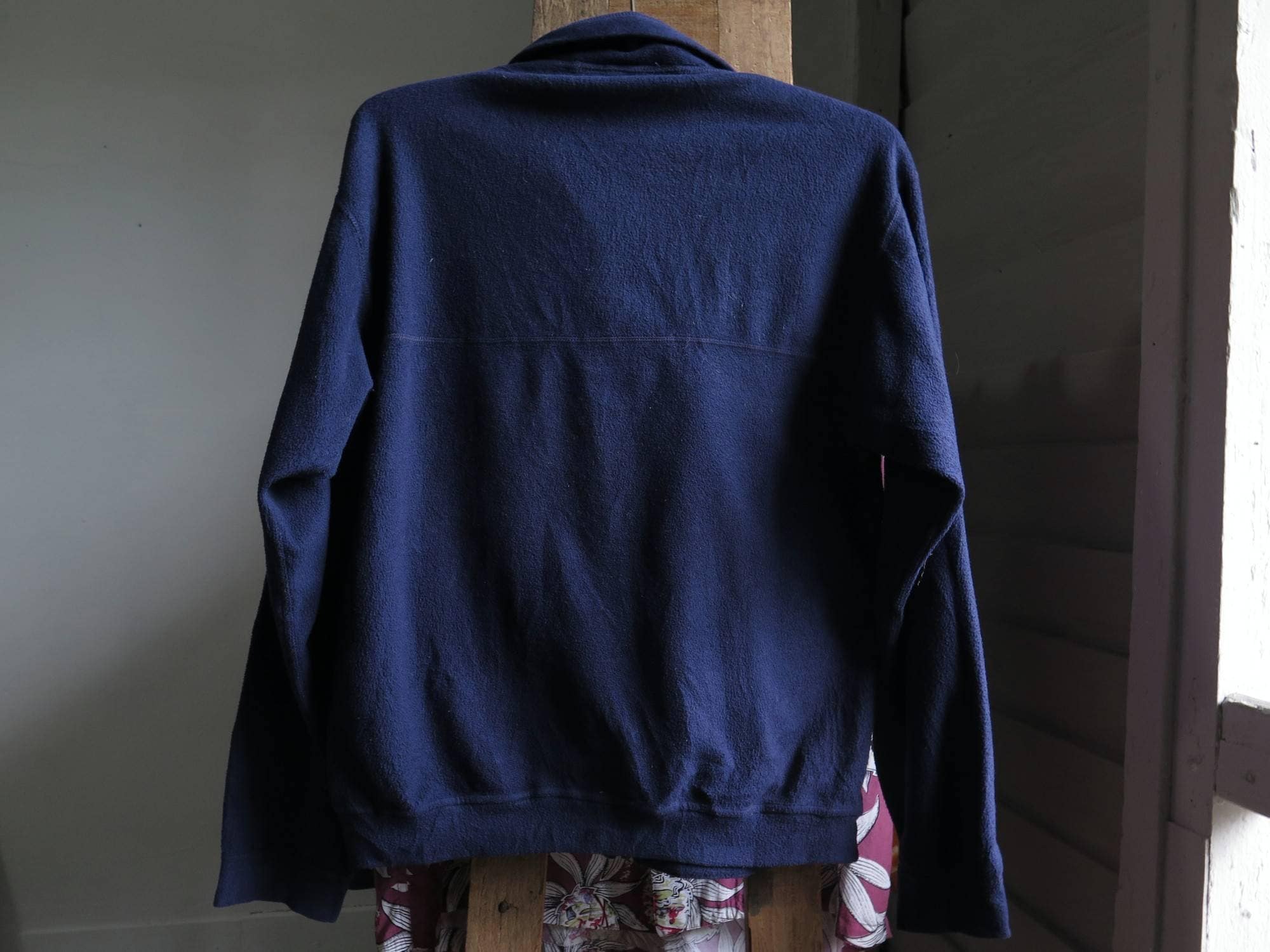 Vintage Patagonia Synchilla Fleece Jacket: Navy Blue Full