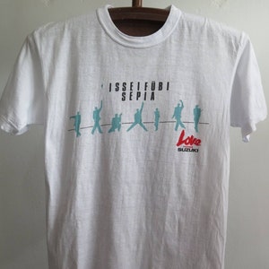 Vintage Isseifubi Sepia Band T Shirt Japanese Pop Rock Band City Pop T Shirt 80s Graphic Japanese T Shirt RARE Japanese Music T Shirt