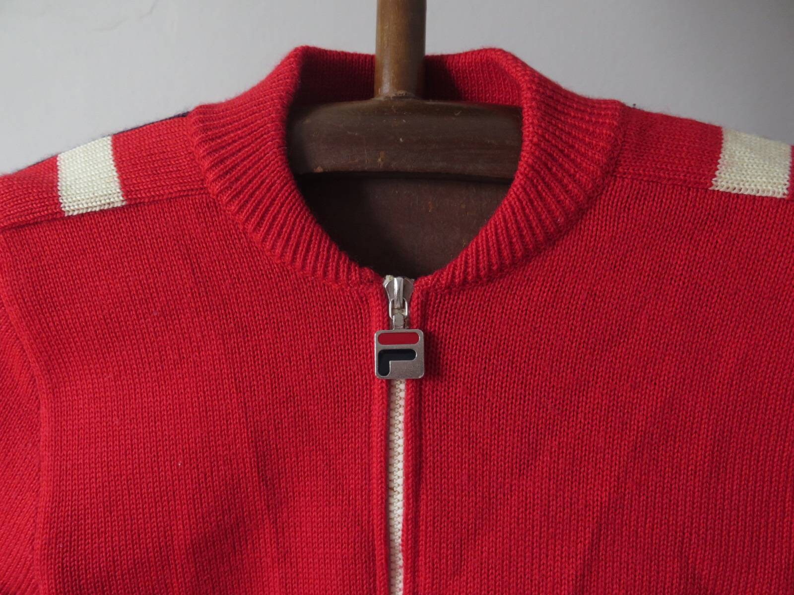 Vintage Fila Jacket 80s Fila Knitted 