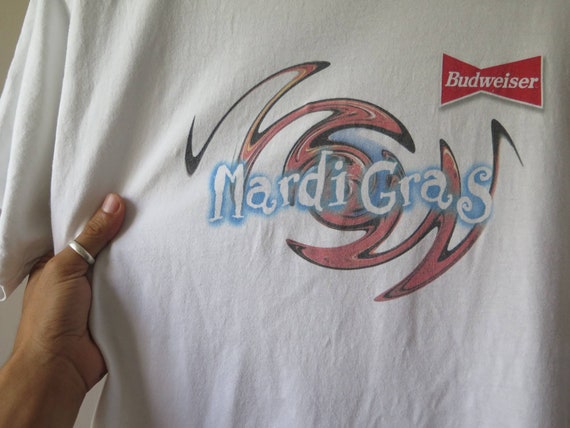 vintage mardi gras tshirt vintage budweiser tshir… - image 2