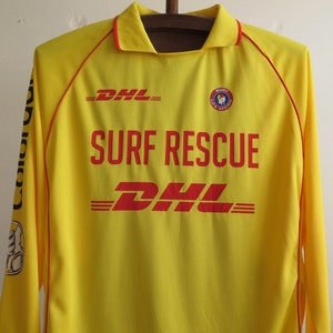Surf Rescue DHL Long Sleeve Shirt Australian Surf Life Saveing Shirt DHL Shirt Surf Shirt Polo Surfing Shirt Surfboard Etsy