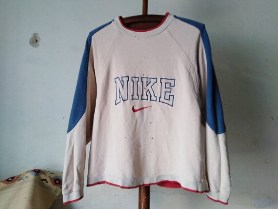 vintage nike sweater sweatshirt nike ripped long s