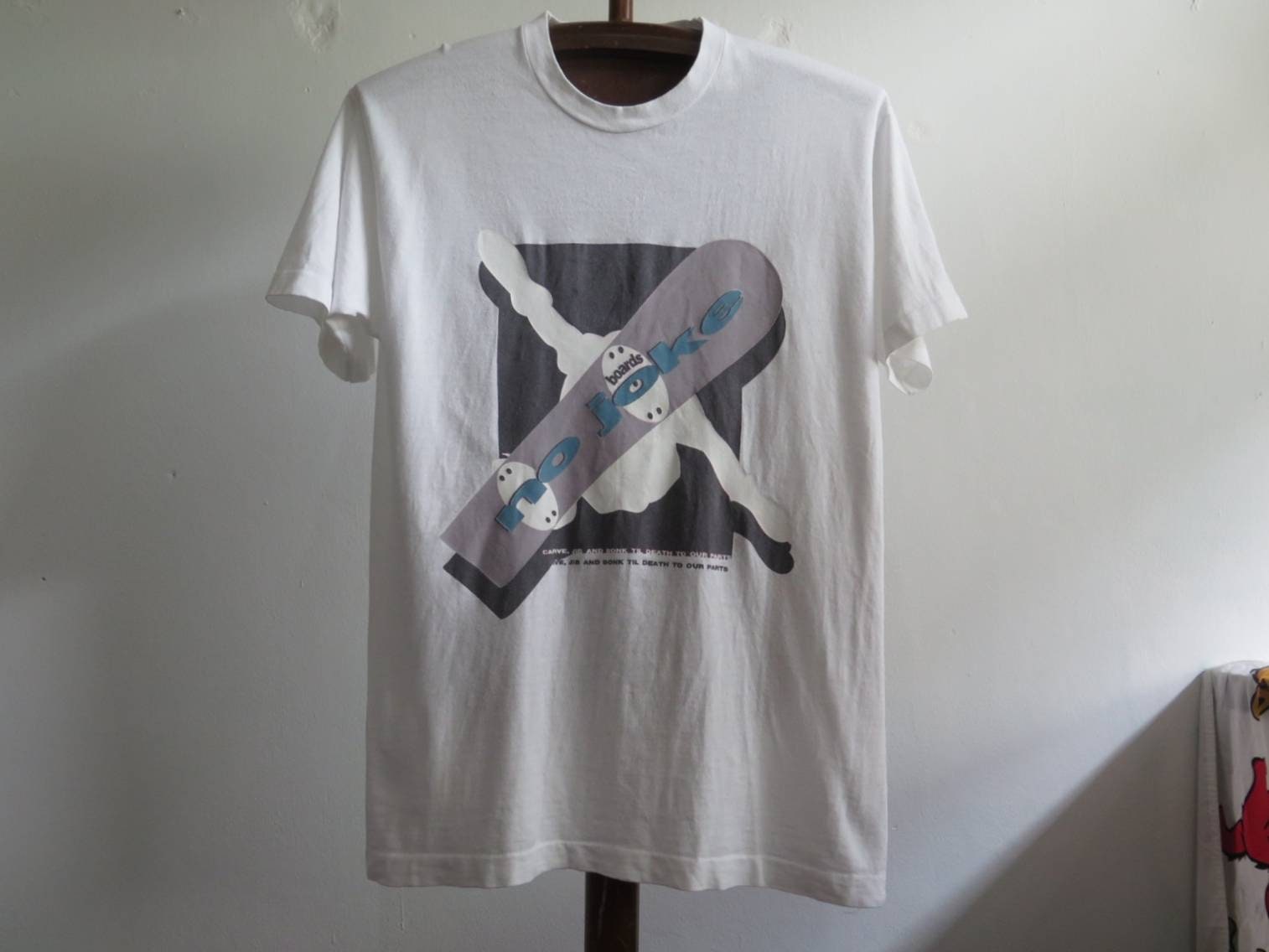 Vintage No Joke T Shirt 90s No Joke Clothing 90s Snowboard