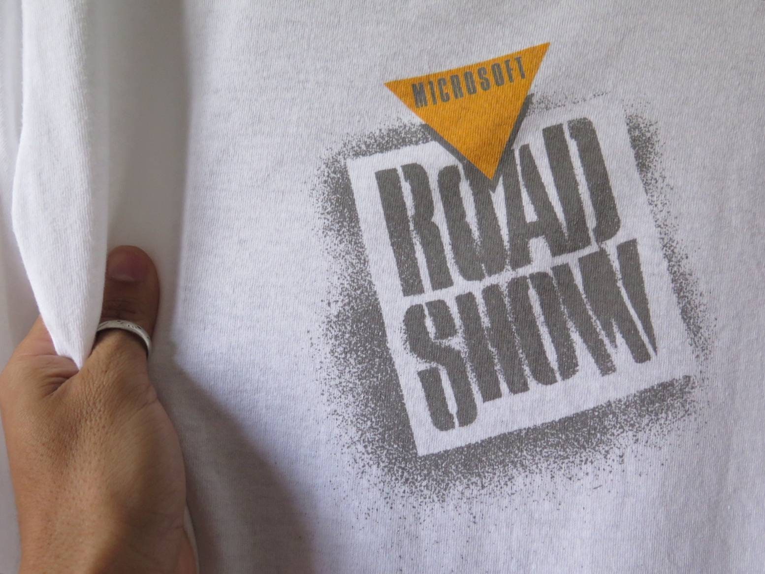 Vintage 90s Microsoft Road Show Long Sleeve T-shirt - Etsy