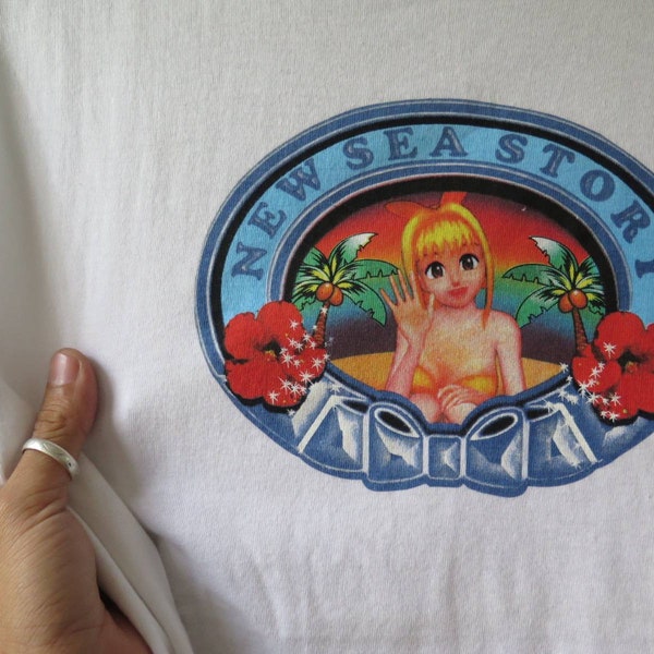 vintage video game t shirt new sea story pachinko tshirt japanese graphic anime tshirt mechanical game  japanese video game