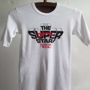 Vintage Honda T Shirt Honda MB50 T Shirt 80s Motorcycle T Shirt Rare Classic Honda Motorcycle T Shirt The Super Star Biker Tee Racer Moto