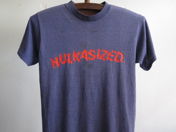 Vintage Hulk Hogan Hulkasized T Shirt 80s Hulk Ho… - image 1