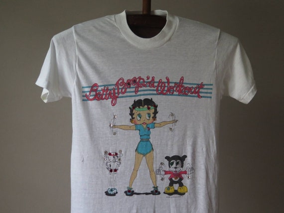 matriz tinción Diplomático Vintage Betty Boop T Shirt 1984 Betty Boop Workout Soft Thin - Etsy Israel