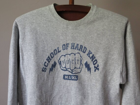 vintage fuct skateboard sweater vintage 90s skate
