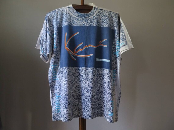 ほ*り様 90s karl kani Hoop Shirt 1995-6 HIP Karl Kani jersey vintage t-shirt 90s hip hop 1990s