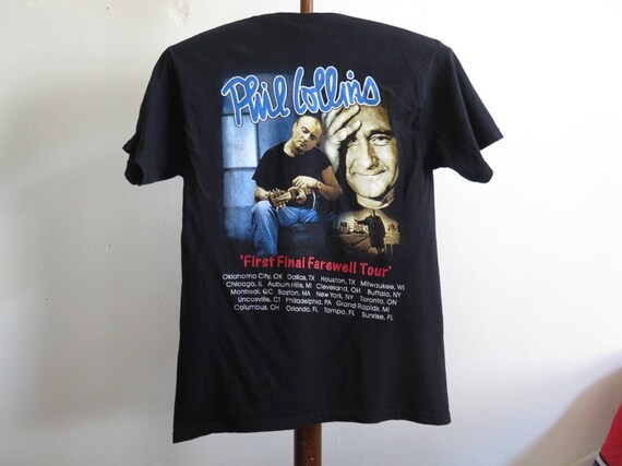 Vintage Phil Collins T Shirt Final Farewell Tour Genesis - Etsy