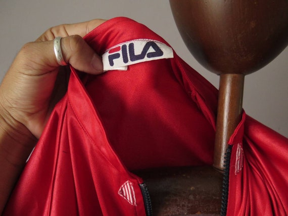 Fila Vintage Red Swimming Tracksuit 80s - 90s Fil… - image 2