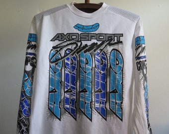 Vintage 90's AXO Motocross Motorsport USA Shirts Motorcross