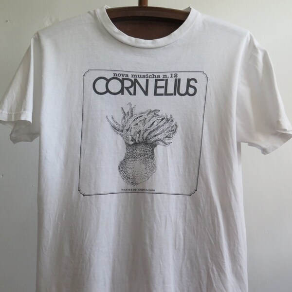 T-shirt Cornelius Musicien japonais, musique électronique, musique expérimentale, rare T-shirt promotionnel Cornelius Nova Musicha N.8 Warner Records