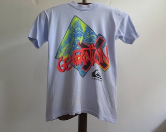 Vintage Quicksilver T Shirt 80s Quicksilver Generation X