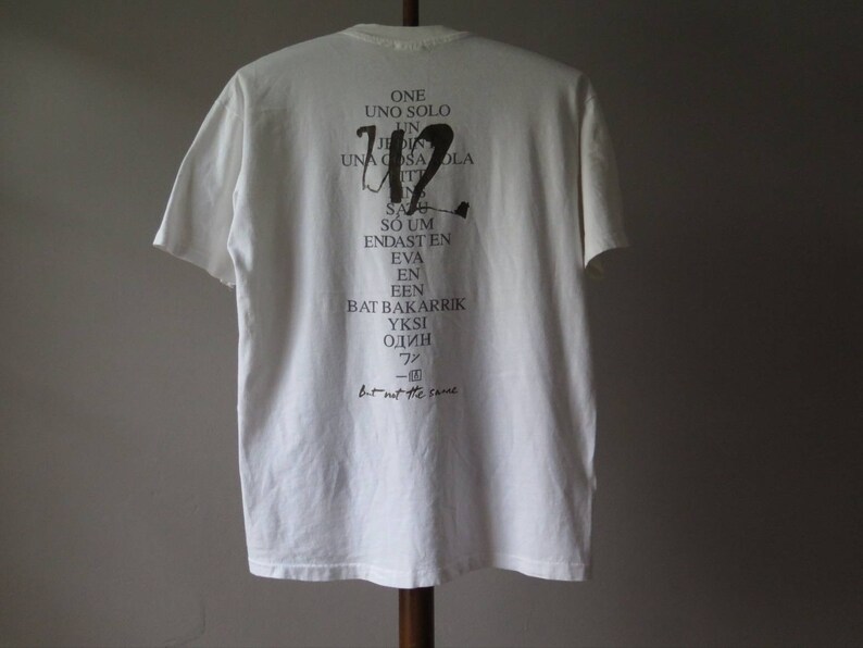 Vintage U2 Smell the Flowers While You Can T Shirt Vintage U2 Band T