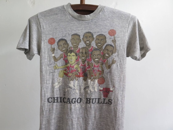 Vintage Chicago Bulls T-shirt NBA T-shirt Basketball 