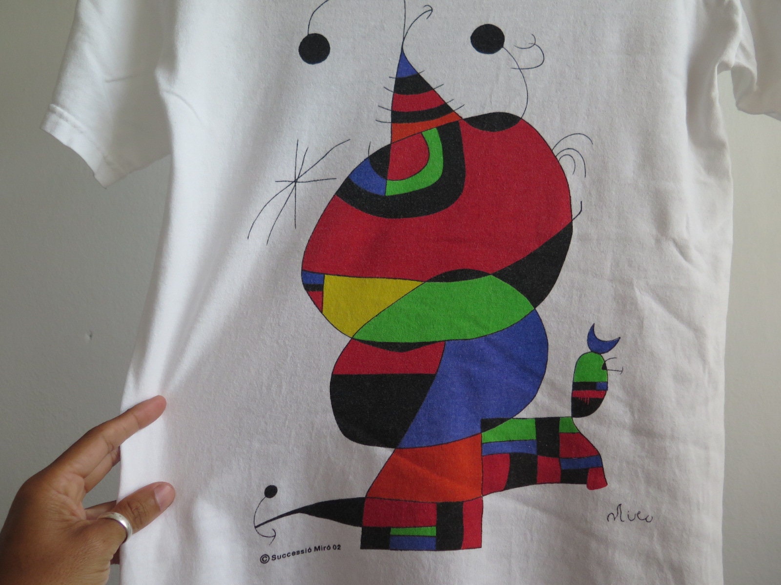 ヴィンテージ ジョアン ミロ T シャツ ヴィンテージ アート T シャツ 