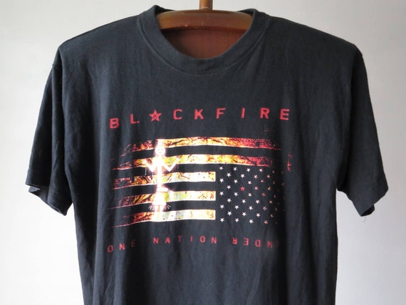 vintage Blackfire band tshirt native american punk