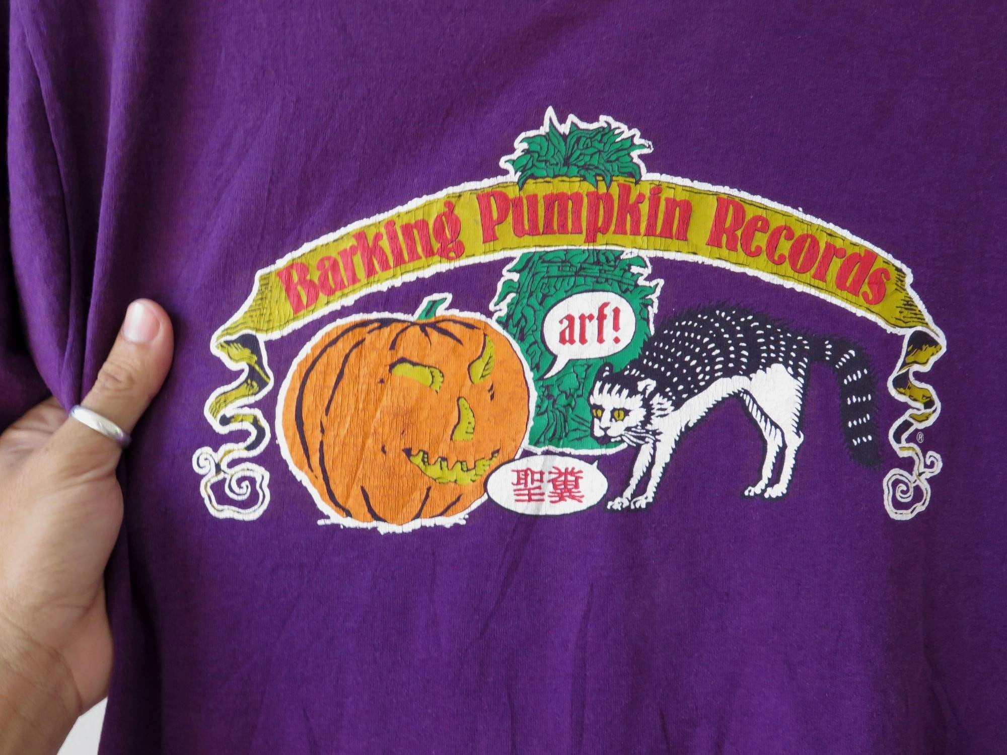 ヴィンテージ バーキング パンプキン レコード Tシャツ 独立 ヴィンテージ バーキング パンプキン レコード Tシャツ 独立