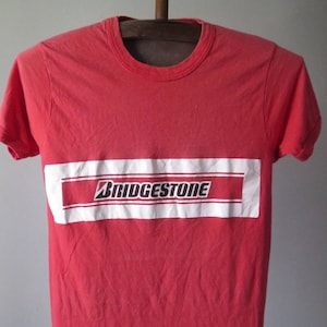 Vintage Bridgestone T Shirt Bridgestone Formula 1  T Shirt 80s Bridgestone Motorsport F1 T Shirt Ferrari