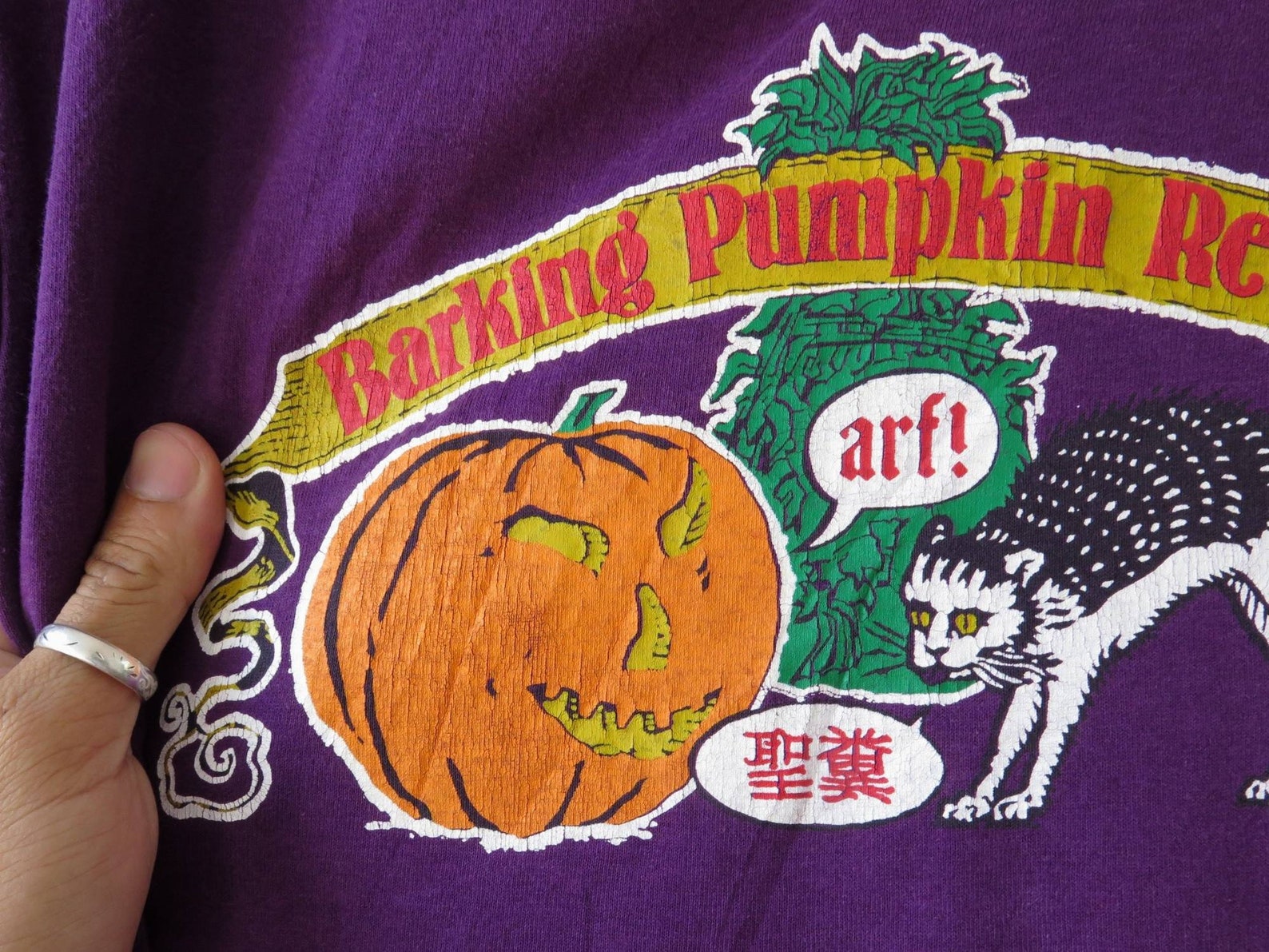 Vintage Barking Pumpkin Records Tshirt Independent Record Label 80s vintage-barking-pumpkin-records-tshirt-independent-record-label-80s