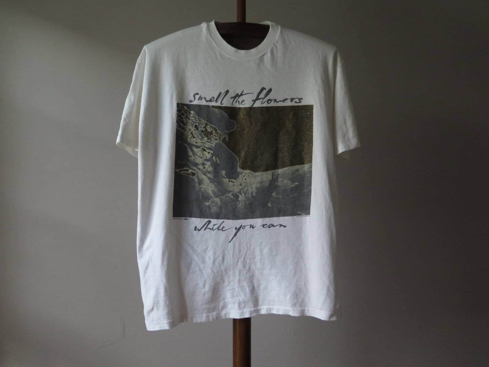 Vintage U2 Smell the Flowers While You Can T Shirt Vintage U2 Etsy