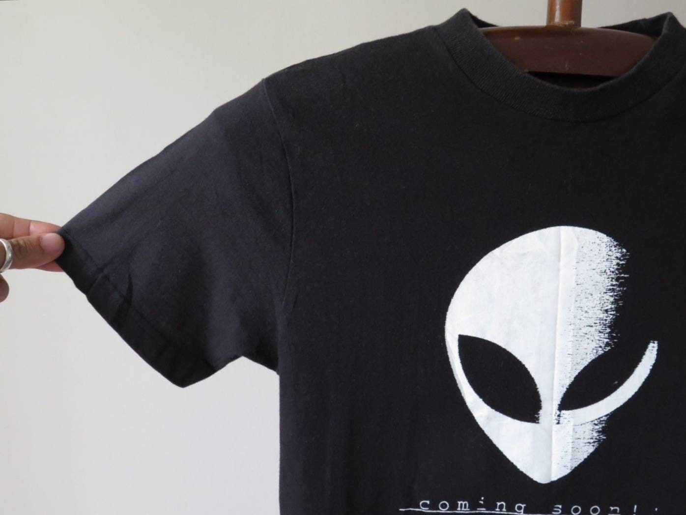 Vintage Beschwa Tshirt Vintage Alien Tshirt 90s Fashion Rave