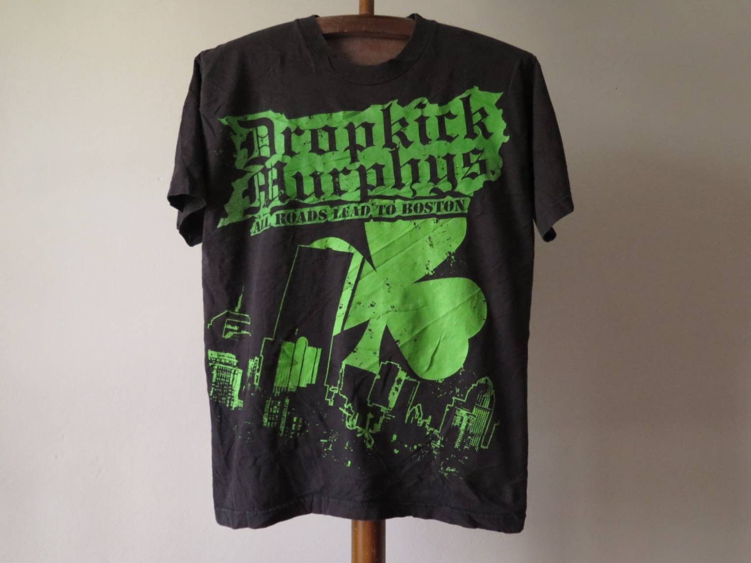 Vintage Dropkick Murphys T-shirt: All Roads Lead to Boston, Punk