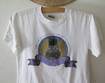 Vintage IBM Computer T-Shirt: 90s Single Stitch Tee, Kid Size