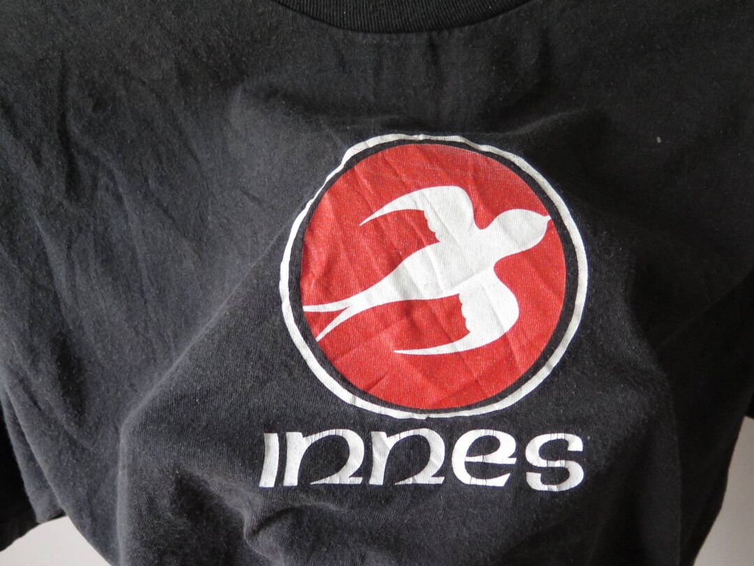 Vintage 90s Innes Skateboarding T-shirt Rare Old School
