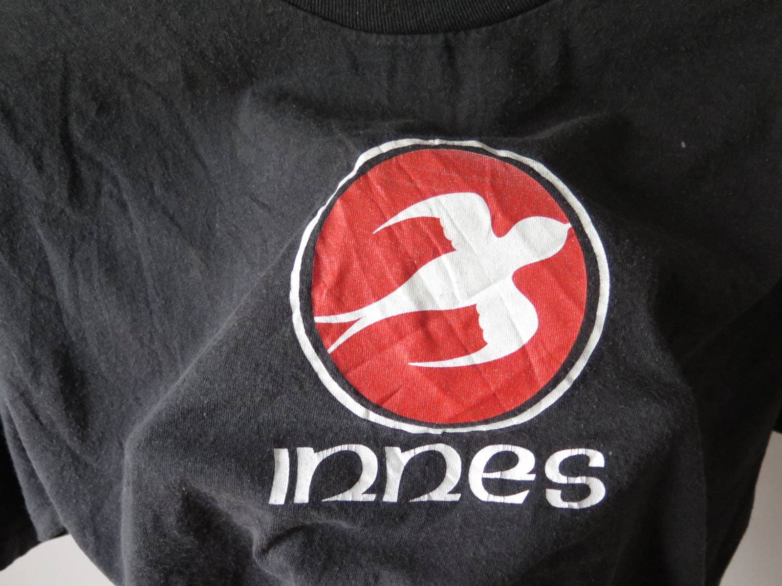 90-00s Innes Skateboardイネス Tシャツ L相当 ブラック Vintage Innes Skateboard T Shirt Vintage 90s Skate T Shirt