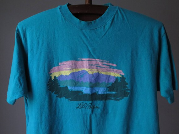 Vintage Ll Bean Tshirt 80s Hanes Tshirt 