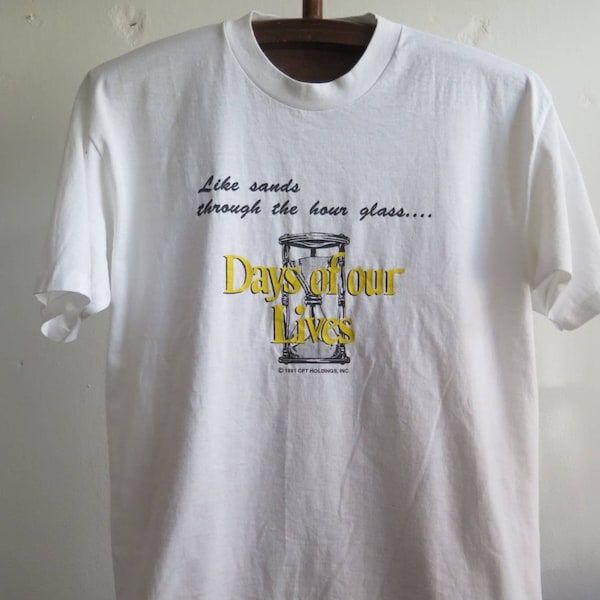 Columbia Pictures Television 1991 Days of Our Lives Soap Opera Vintage Film T Shirt Rare 90s Movie Tee Single Stitch 50/50 Hanes Usa